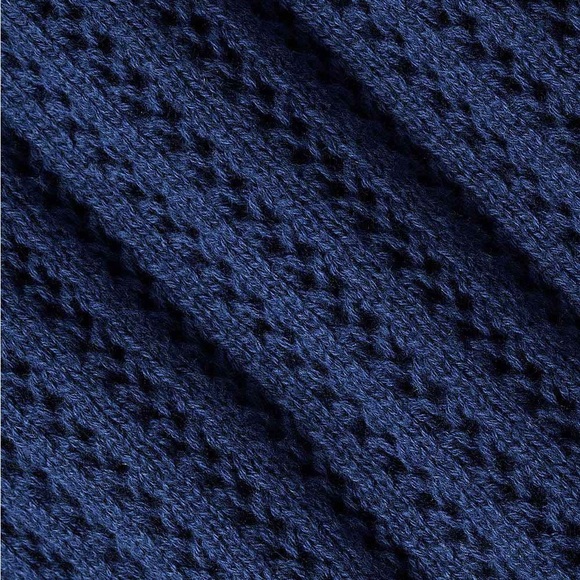 Long-Sleeve Cropped Open Cardigan With Fancy Stitches - Picture 5 of 8